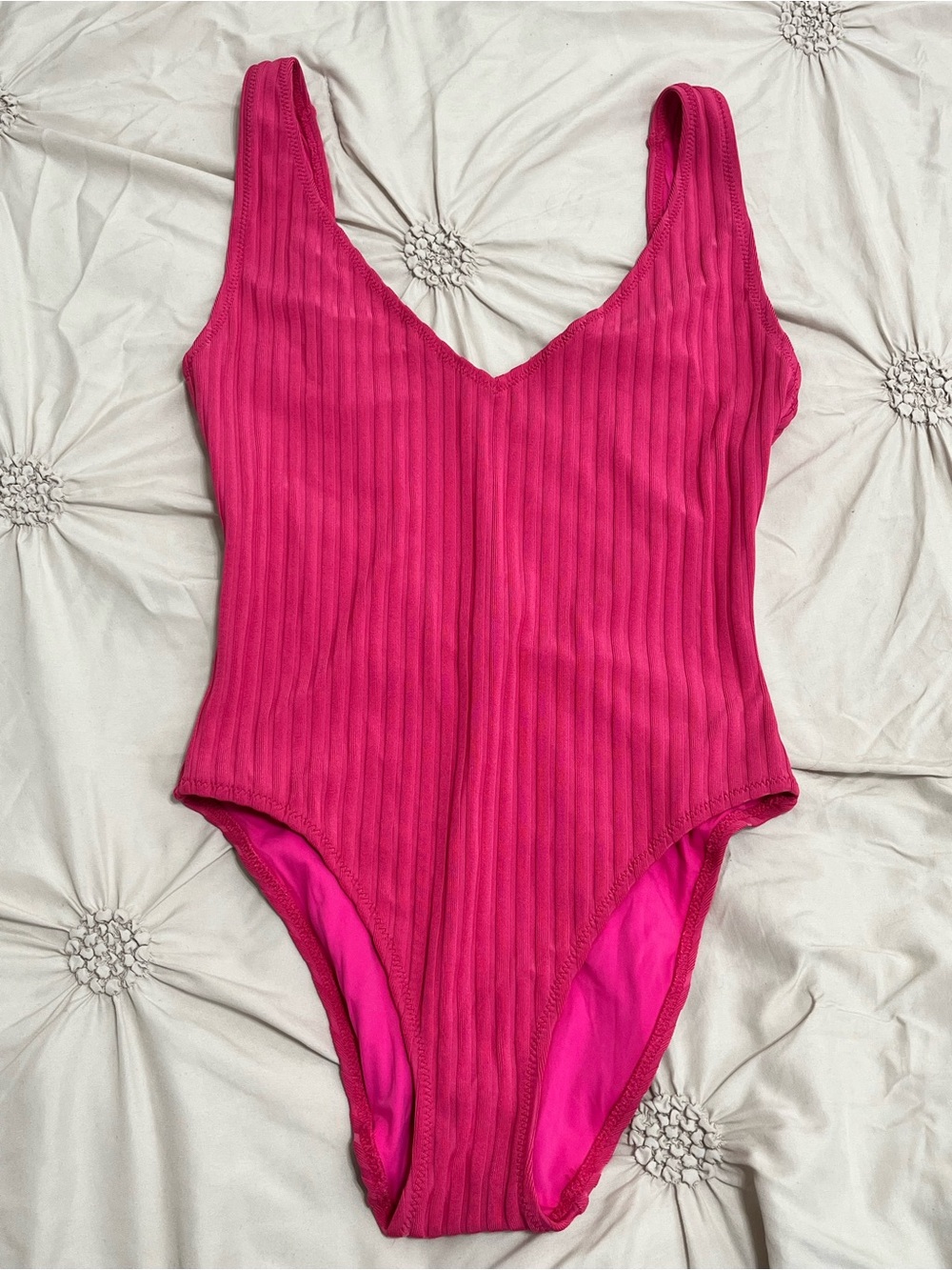 SOLID & STRIPED Ribbed One-Piece Swimsuit - Picture 9 of 9